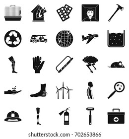 Facilitation icons set. Simple set of 25 facilitation vector icons for web isolated on white background