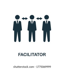 Facilitator Icon. Simple Element From Business Management Collection. Creative Facilitator Icon For Web Design, Templates, Infographics And More
