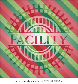 Facility christmas emblem.