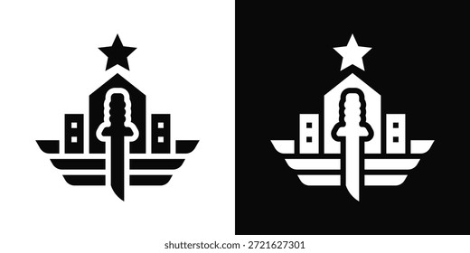 Estilo De Fundo Branco E Preto Do Ícone Do Recurso