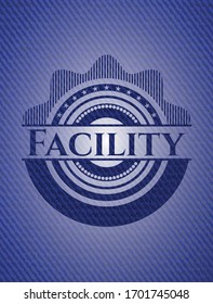 Facility jean background. Vector Illustration. Detailed.