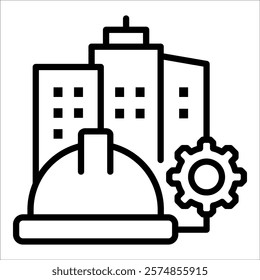 Facility Management Icon Element For Design