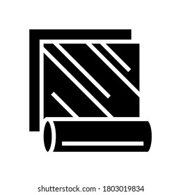 gegenüberliegendes Mauerstück-Symbol-Vektorgrafik. Vormauerschild. isoliertes Kontursymbol