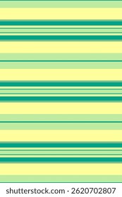 Fack textile stripe pattern, 20s texture background lines. Aurity fabric seamless vertical vector in green and teal colors palette.
