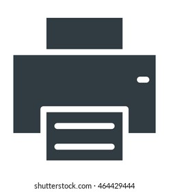 Facsimile Colored Vector Icon