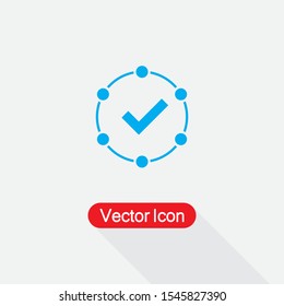 Fact Icon, Accepted Icon Vector Illustration Eps10