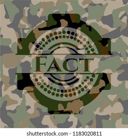 Fact on camouflage pattern