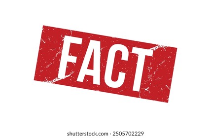 Fact stamp red rubber stamp on white background. Fact stamp sign. Fact stamp.