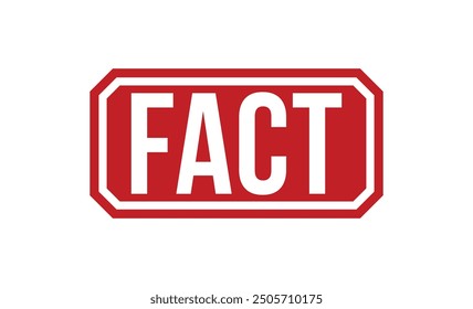 Fact stamp red rubber stamp on white background. Fact stamp sign. Fact stamp.