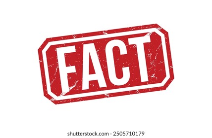 Fact stamp red rubber stamp on white background. Fact stamp sign. Fact stamp.