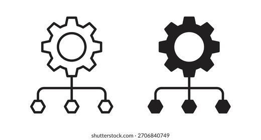 Diseño de símbolo de contorno de concepto de icono de factor. Ilustración de elemento simple.