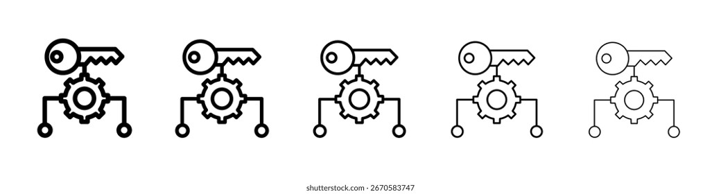 Diseño de icono de factor, logotipo, App, interfaz de usuario. Ilustración vectorial, EPS