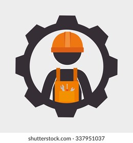 Factories and industries graphic design, vector illustration eps10