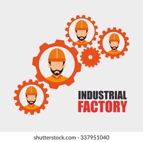 Factories and industries graphic design, vector illustration eps10