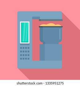 Factory bakery equipment icon. Flat illustration of factory bakery equipment vector icon for web design