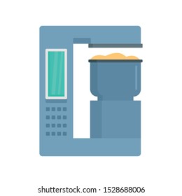 Factory bakery equipment icon. Flat illustration of factory bakery equipment vector icon for web design