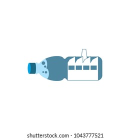 Factory Bootle Logo Icon Design