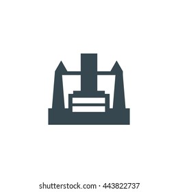 Factory building icon