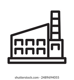 factory building icon, Bussines Icon