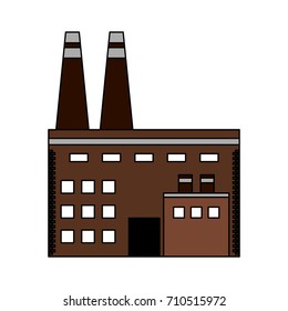 factory building icon image 