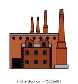 factory building icon image 
