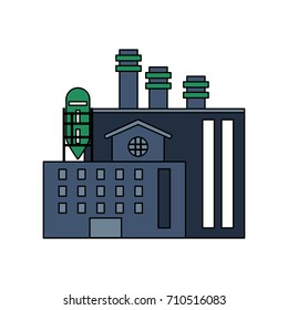 factory building icon image 