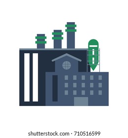 factory building icon image 