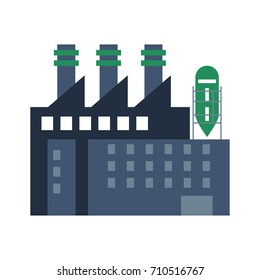 factory building icon image 