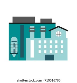 factory building icon image 