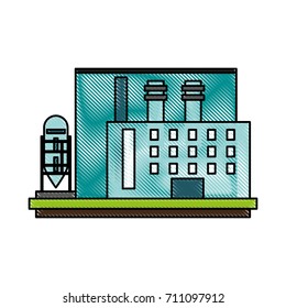 factory building icon image 
