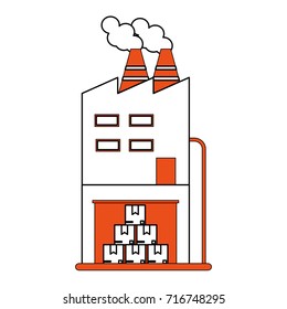 factory building icon image