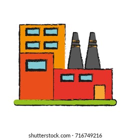 factory building icon image