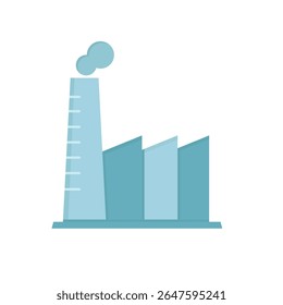 factory building icon vector illustration