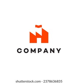 Factory building industrial logo design  real estate, abstract, yoga, colorful, people, globe, community, sky, tree, medical, yoga, travel, finance, sports, restaurant, innovative,