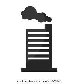 factory building isolated icon
