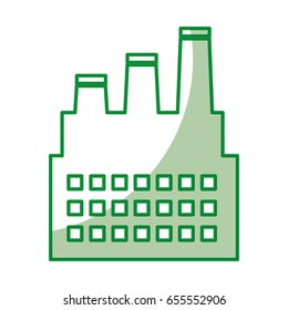factory building isolated icon