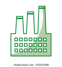 factory building isolated icon