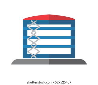 factory building oil refinery industry industrial business company image vector icon logo symbol