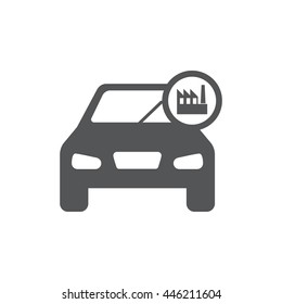Factory car icon 