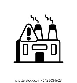 factory card black line color icon