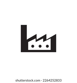 factory chat logo simple icon.
