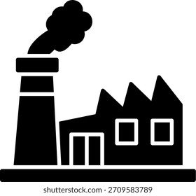 Design de ícone de estilo Chimney fábrica