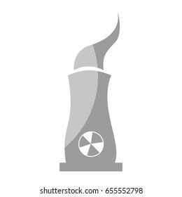 factory chimney isolated icon