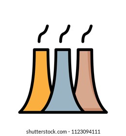 factory chimney smoke 