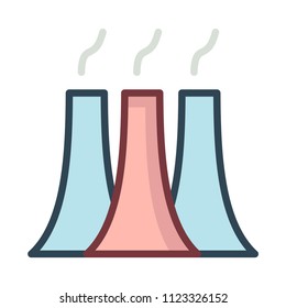 factory chimney smoke 