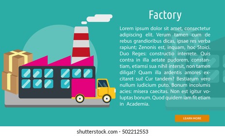 Factory Conceptual Banner