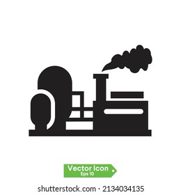 factory eco power plants industrial icon