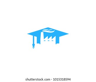 Factory Education Icon Logo Design Element