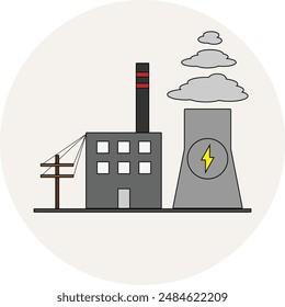 Factory, Electricity, Power, Pollution, Power, Production, Energy