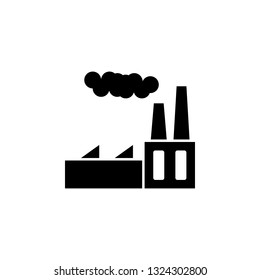 Factory, fog icon. Element of ecology isolated icon. Premium quality graphic design icon. Signs and symbols collection icon for websites, web design